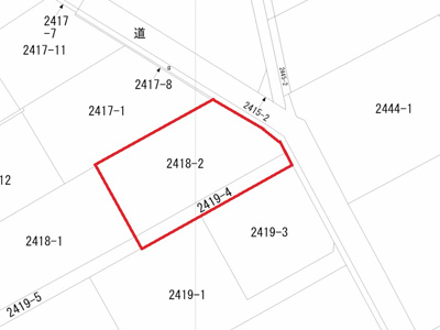 【区画図】 | 佐久市中込三家中古住宅