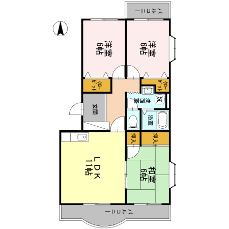 【間取り】 | 葵マンション
