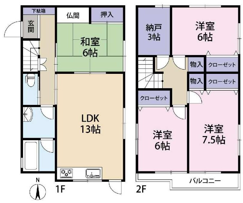 西大寺赤田町２丁目の間取り