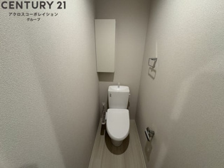 ゆったり落ち着けるトイレです