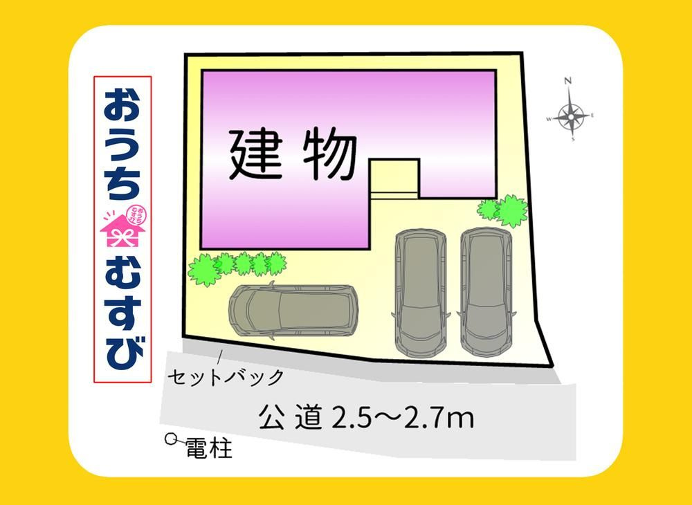 春日井市町屋町3483番(全1棟)の区画図