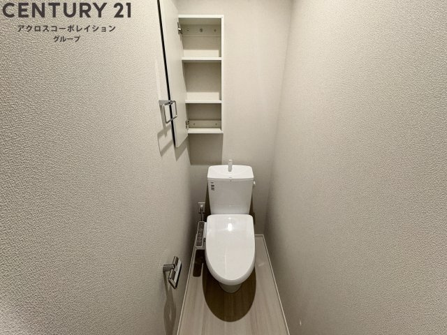 ゆったり落ち着けるトイレです
