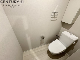 ゆったり落ち着けるトイレです