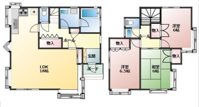 【間取り】 | 関屋松波町3丁目貸家