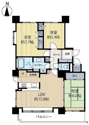 【間取り】 | ダイアパレス大通西