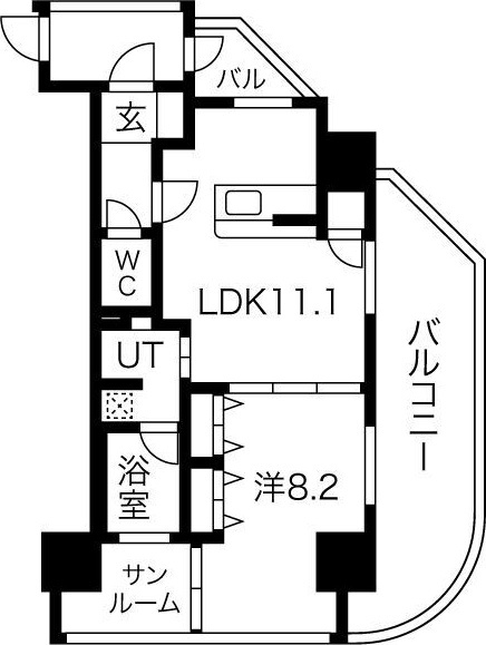 さくらHills ARAKOの間取り