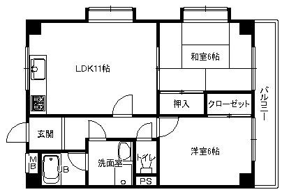 Vコートの間取り