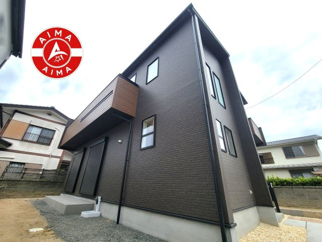 筑紫野市むさしヶ丘3丁目第1-2棟（1号棟）の外観|デザイン性のある外観です。
