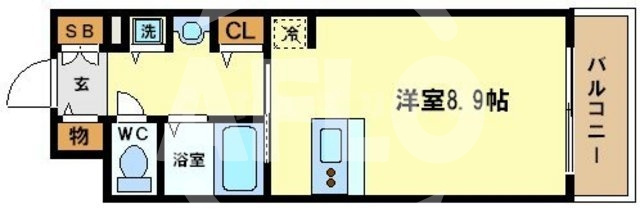 プレサンス本町リアルシティの間取り|プレサンス本町リアルシティ　間取り
