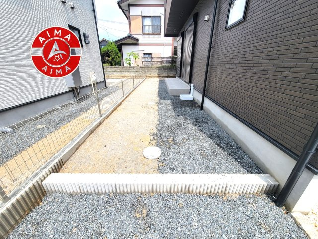 筑紫野市むさしヶ丘3丁目第1-2棟（2号棟）の庭|お庭で自由な時間を過ごせます。
