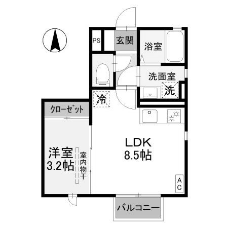 【間取り】 | ローズB