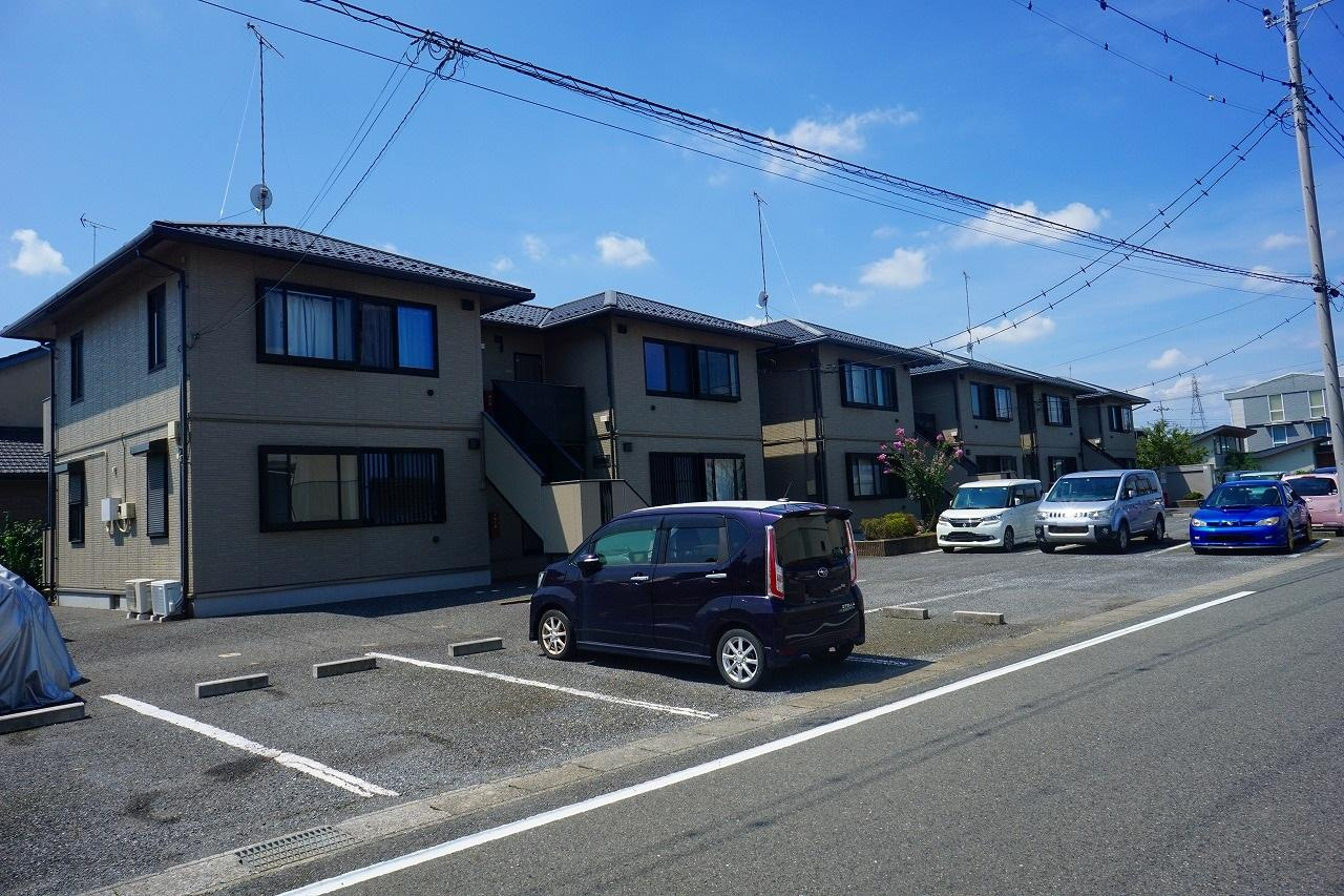 パークハイムBの駐車場