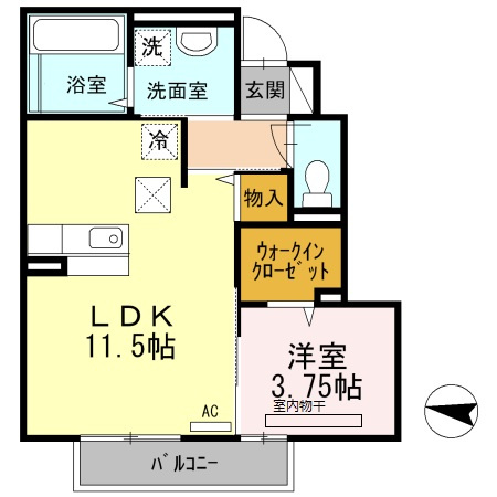 【間取り】 | フローラ片倉