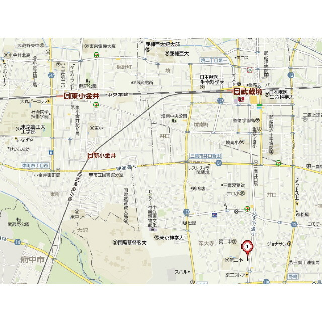 アムール NOHZAの地図
