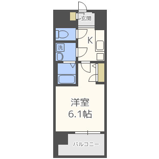 エスリード福島シティグランツの間取り