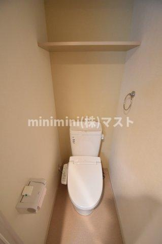 プレサンス天神橋スカイルのトイレ