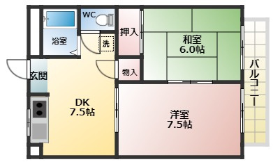 【間取り】 | 芝池マンション