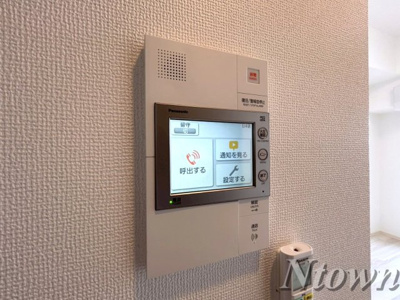 【セキュリティ】 | エステムコート名古屋金山ミッドクロス | モニター付きインターフォンです