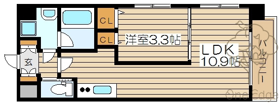 ラルテ中津の間取り