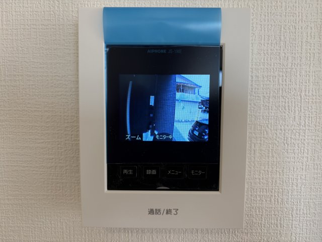 For.M Iー小倉北区熊本3丁目2期　の防犯設備|TVモニター付きインターホンを採用し、防犯面にも配慮しています。