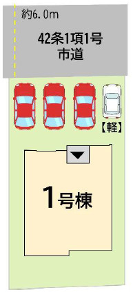  For.M Iー小倉北区熊本3丁目2期　の区画図