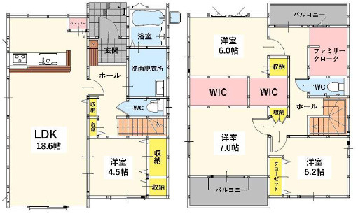  For.M Iー小倉北区熊本3丁目2期　の間取り|４LDKの間取りです。