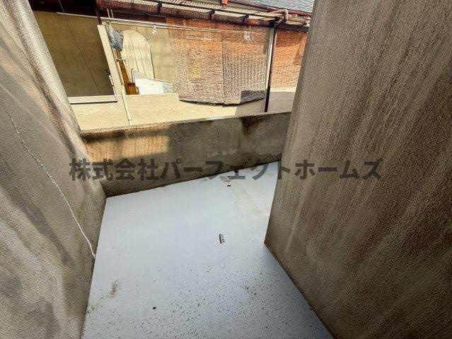 河北中町テラスのバルコニー|落ち着いた時間を過ごせるバルコニーです