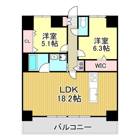 プロスパー浄水の間取り