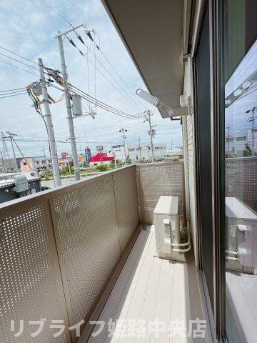 ハイムレトア飾東Cのバルコニー
