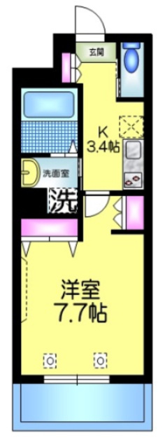 Ｂｅｌｌｅ　Ｍａｉｓｏｎ　雅の居間・リビング|★洋室７．７帖★