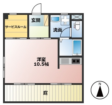 ハーレムBillの間取り