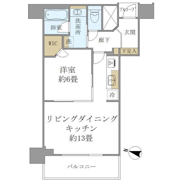 大阪ひびきの街ザ・サンクタスタワーの間取り