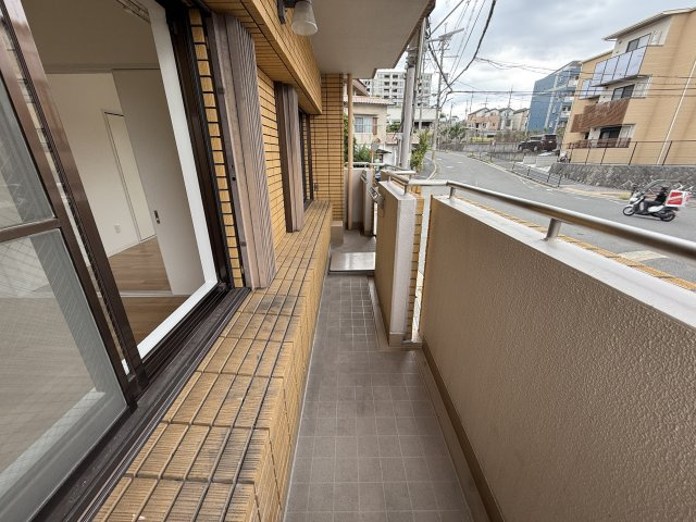 レジデンス桜の町のバルコニー