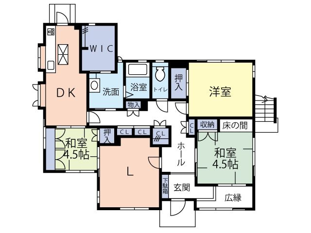 ヴィランテ城南の間取り|使い勝手の良い間取りです♪