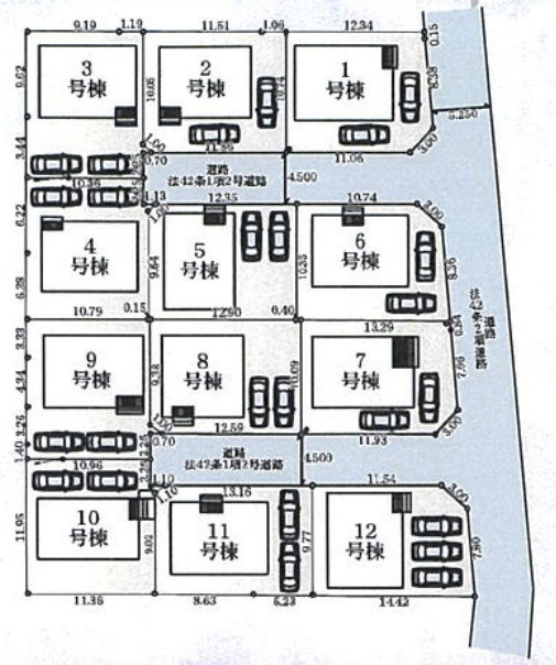 『八王子市新築戸建て』八王子市宮下町93【仲介手数料無料】　５期の区画図|～仲介手数料無料☆八王子ひなた不動産～八王子市宮下町　新築戸建て