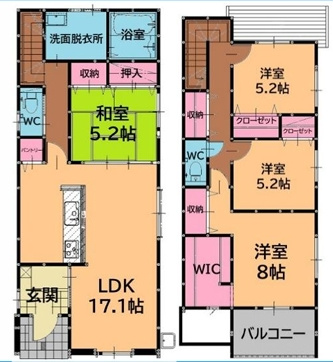 太宰府市通古賀6丁目1期２号棟