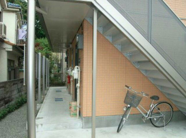 サンハイツのエントランス