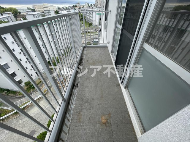 垂水高丸住宅４号棟のバルコニー
