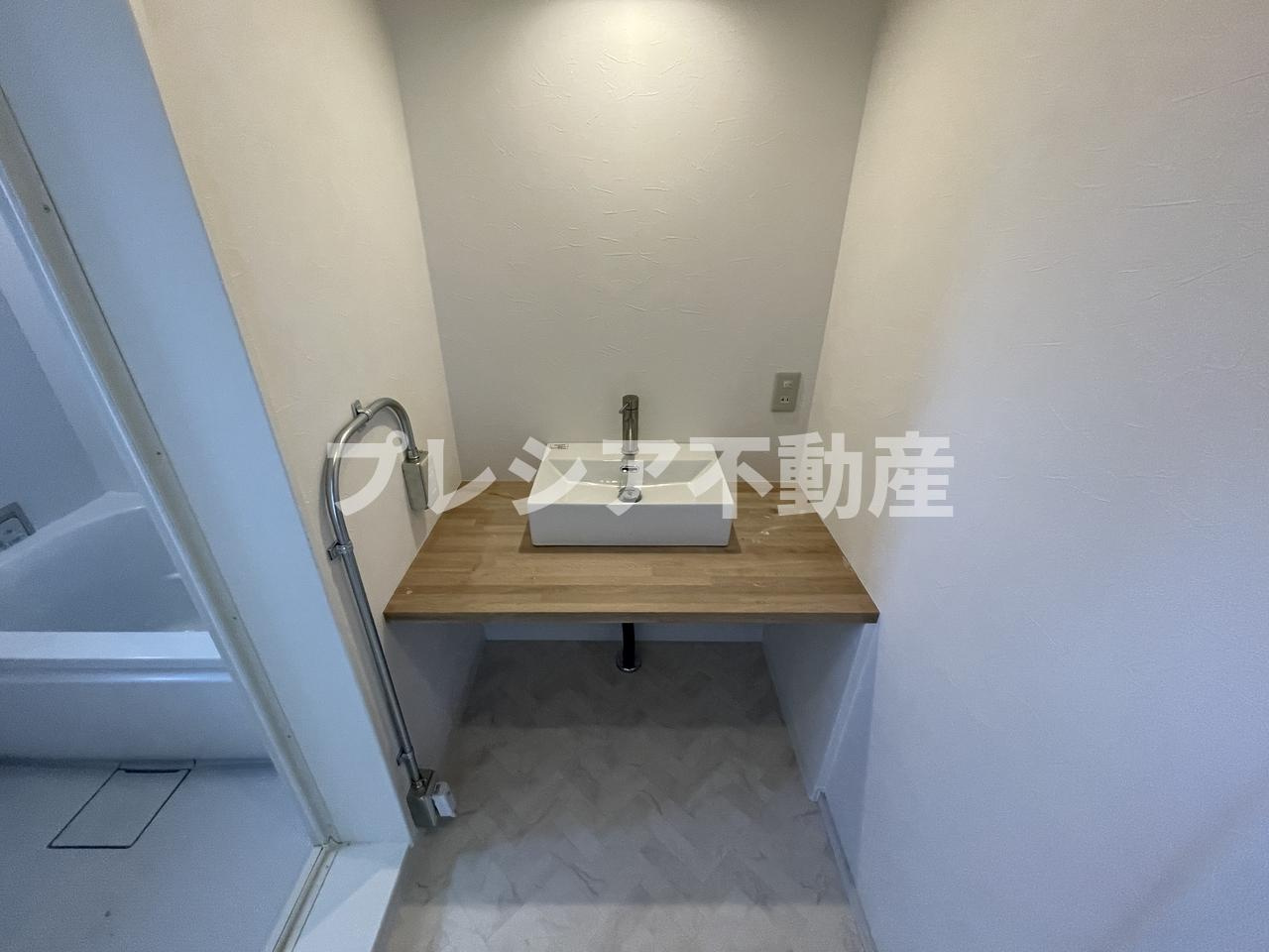 垂水高丸住宅４号棟の洗面所