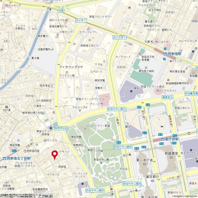 ガラ・ステージ西新宿の地図