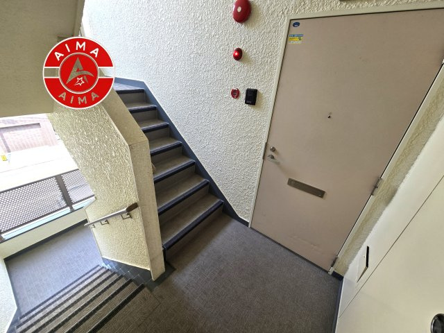 大濠ハウスの玄関|玄関前通路です。