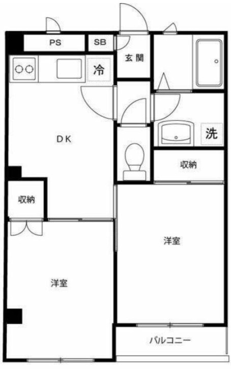 モンシャトー高円寺の間取り|間取りです。