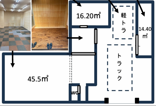 高井田中４丁目倉庫の間取り