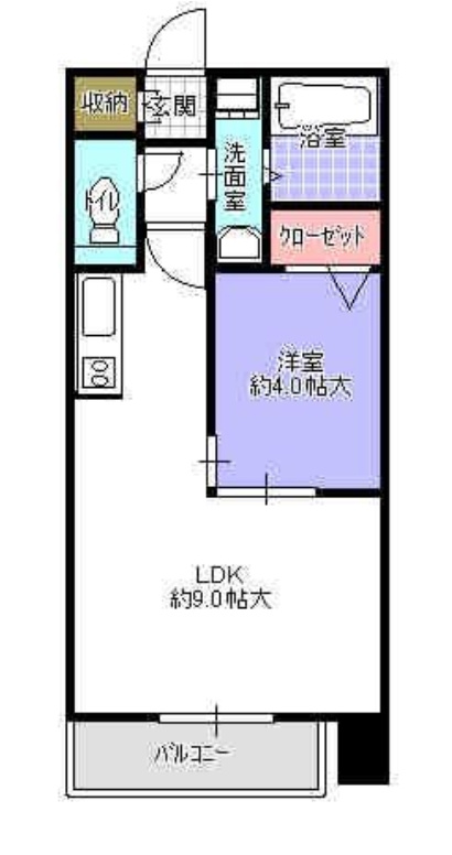 シャローム天神北(犬猫飼育可能のペット可マンションです！)の間取り|使いやすい間取りです。