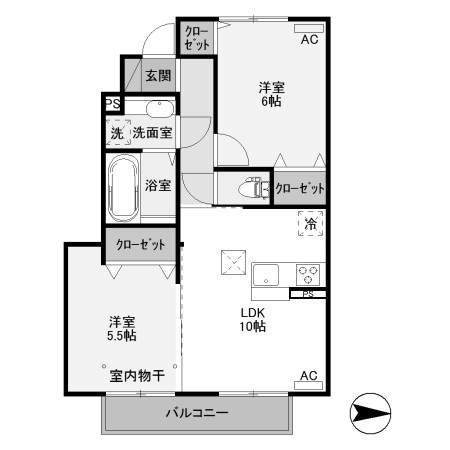 【間取り】 | グランテラス高井 