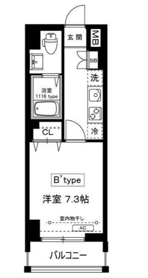 ミレベル千歳台の間取り