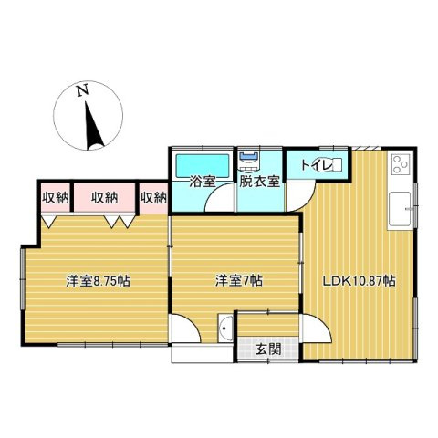 【駅近！！】古河市古河中古戸建の間取り