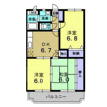 メモワール アイの間取り