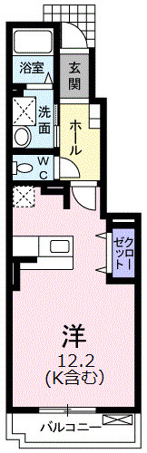 アンジュ　ＭⅡの間取り