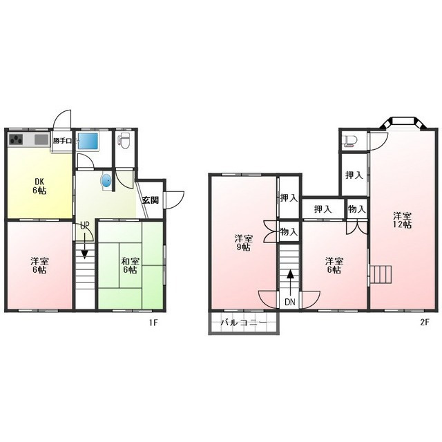 岐阜市正木南１丁目の一戸建ての間取り